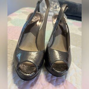 Michael Kors Slingback Patent Leather Heels